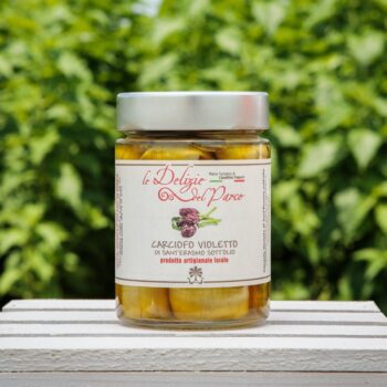 Carciofo violetto di Sant'Erasmo sott'olio extra vergine di oliva