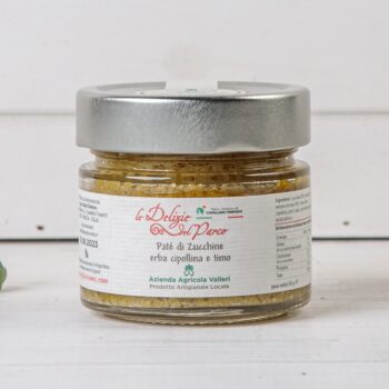 Paté di zucchine, erba cipollina e timo