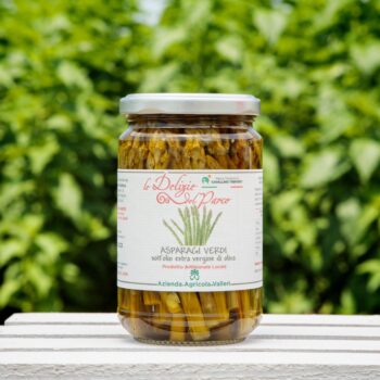 Asparagi verdi sott'olio extra vergine di oliva